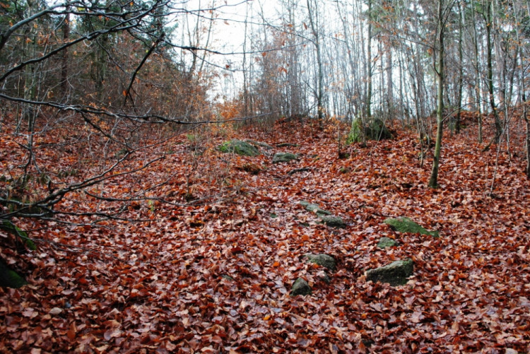 Kateřinské údolí je prudké