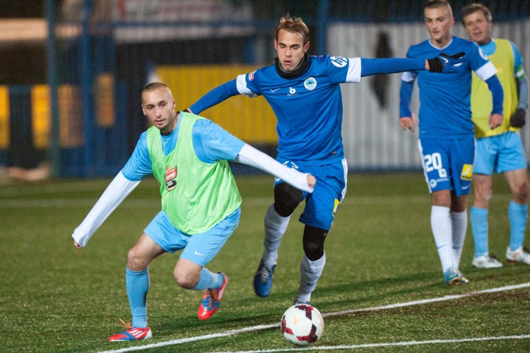 Slovan si zahrál s amatéry z Krásného Lesa