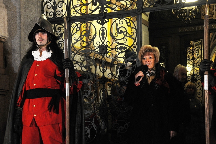 První adventní neděle, rozsvěcení stromu na náměstí