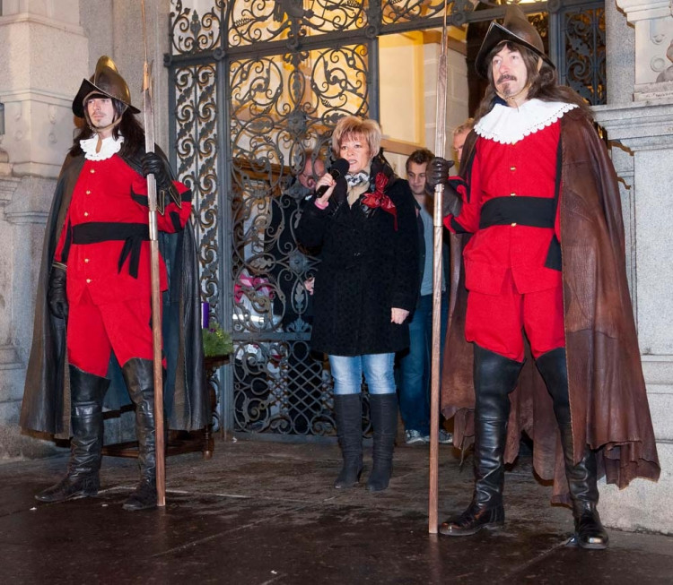 První adventní neděle, rozsvěcení stromu na náměstí