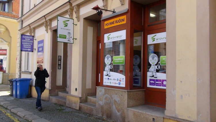 Pobočka v Liberci ve Frýdlantské ulici (směrem k pizzerii Maškovka)