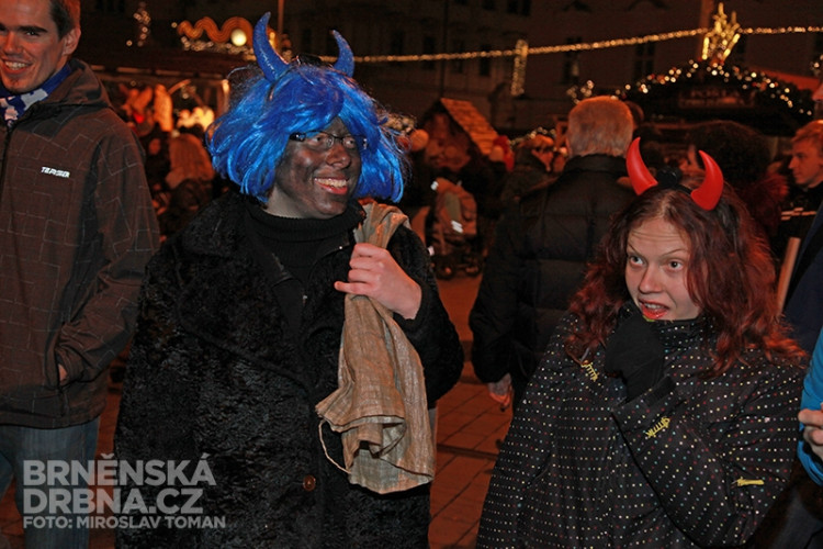 Mikuláš v centru Brna, foto: Brněnská Drbna, Miroslav Toman