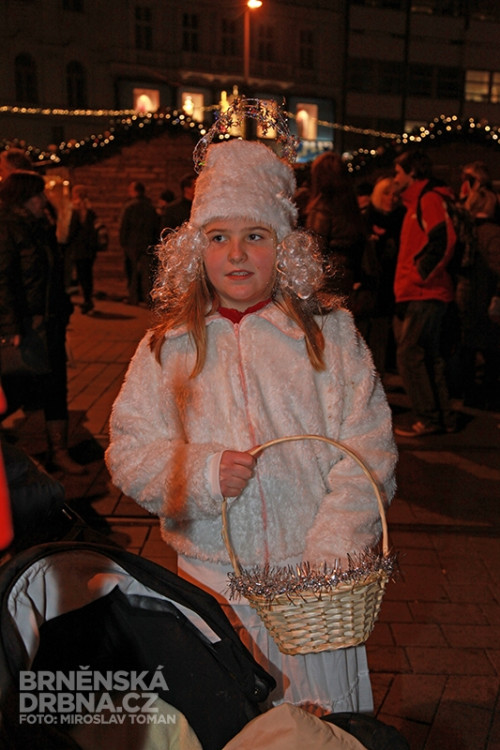 Mikuláš v centru Brna, foto: Brněnská Drbna, Miroslav Toman