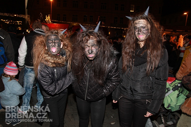 Mikuláš v centru Brna, foto: Brněnská Drbna, Miroslav Toman
