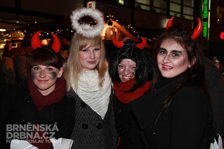 Mikuláš v centru Brna, foto: Brněnská Drbna, Miroslav Toman
