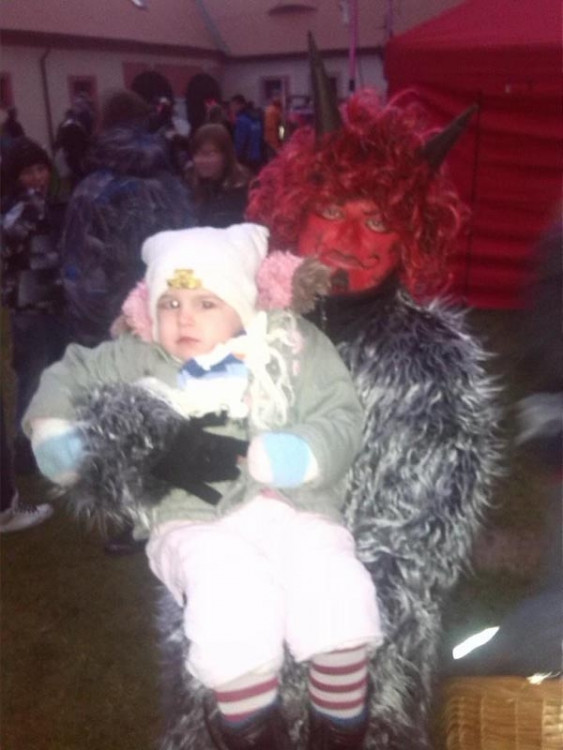 „Dcerka mojí kamarádky Mařenka se čertů vůbec nebojí.“ Soutěží Radka Kabourková