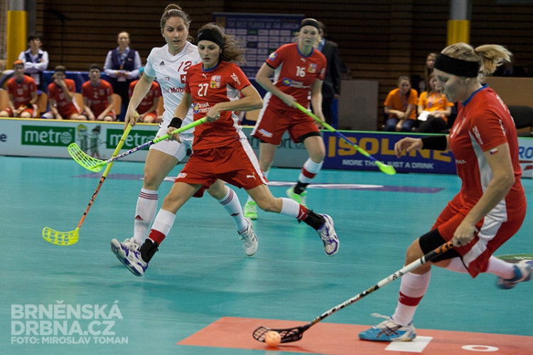 MS ve florbalu žen, Brno 2013, foto: Brněnská Drbna, Miroslav Toman