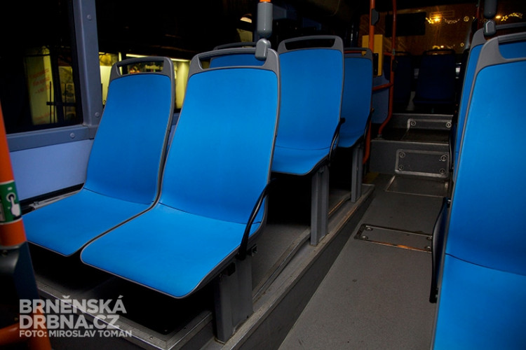 Brněnský dopravní podnik testuje nové typy sedadel, foto: Brněnská Drbna, Miroslav Toman
