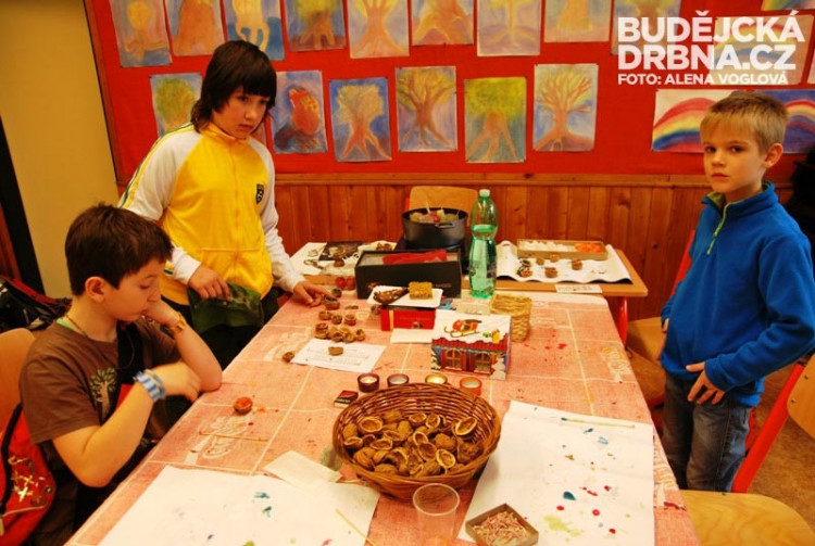 Tvořit mohly děti po celou dobu trvání jarmarku