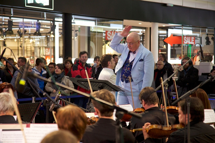 Filharmonie Brno v nákupním centru Olympia, foto: Brněnská Drbna, Miroslav Toman