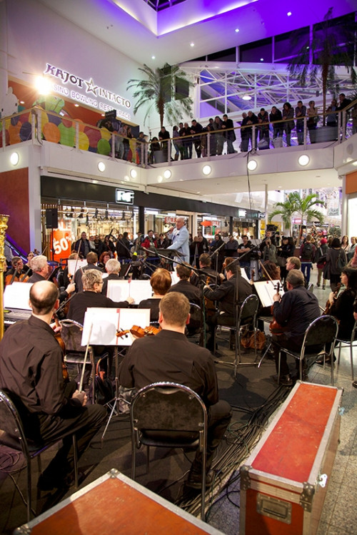 Filharmonie Brno v nákupním centru Olympia, foto: Brněnská Drbna, Miroslav Toman