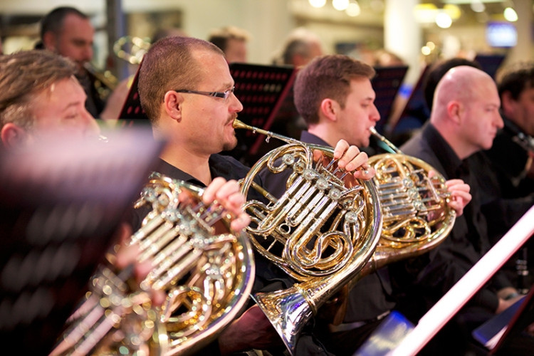 Filharmonie Brno v nákupním centru Olympia, foto: Brněnská Drbna, Miroslav Toman