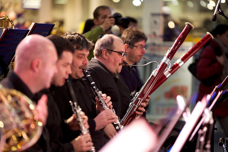 Filharmonie Brno v nákupním centru Olympia, foto: Brněnská Drbna, Miroslav Toman