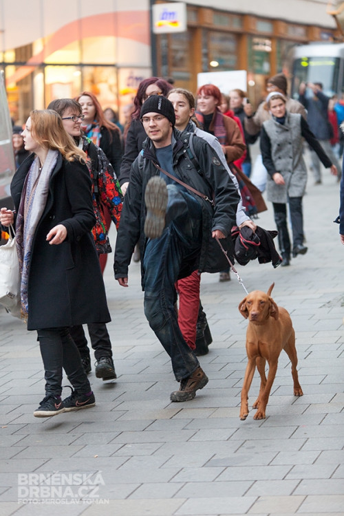 Švihlý pochod v Brně, foto: Brněnská Drbna, Miroslav Toman