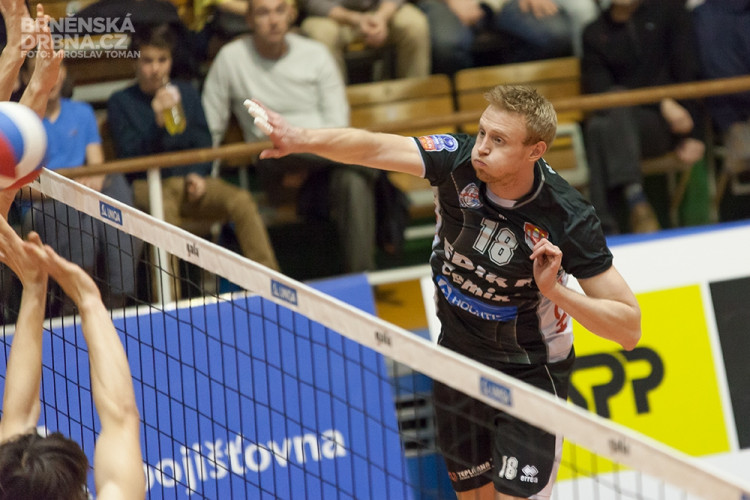 Volejbal Brno vs. VK Jihostroj České Budějovice, foto: Brněnská Drbna, Miroslav Toman