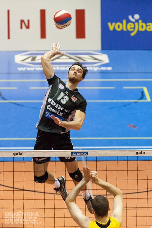 Volejbal Brno vs. VK Jihostroj České Budějovice, foto: Brněnská Drbna, Miroslav Toman