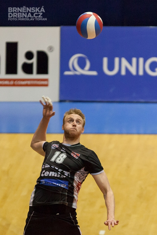 Volejbal Brno vs. VK Jihostroj České Budějovice, foto: Brněnská Drbna, Miroslav Toman