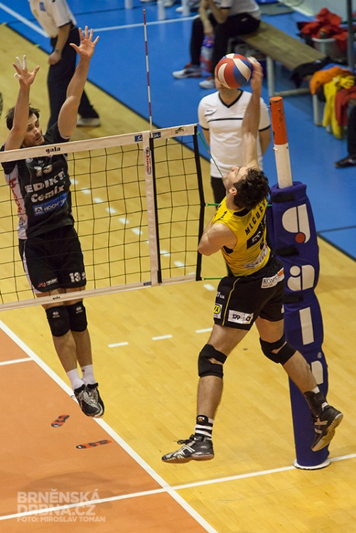 Volejbal Brno vs. VK Jihostroj České Budějovice, foto: Brněnská Drbna, Miroslav Toman