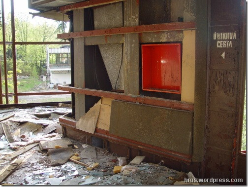 Pavilon A LVT - úniková cesta