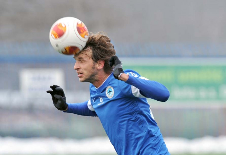 Marek Jarolím přihrál na druhý gól a trefil i břevno. Foto: Jaroslav Appeltauer