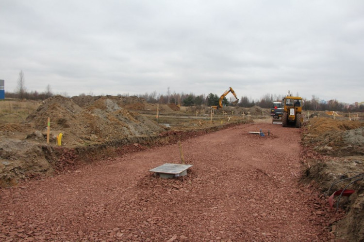 Výstavba Parku Čtyři Dvory