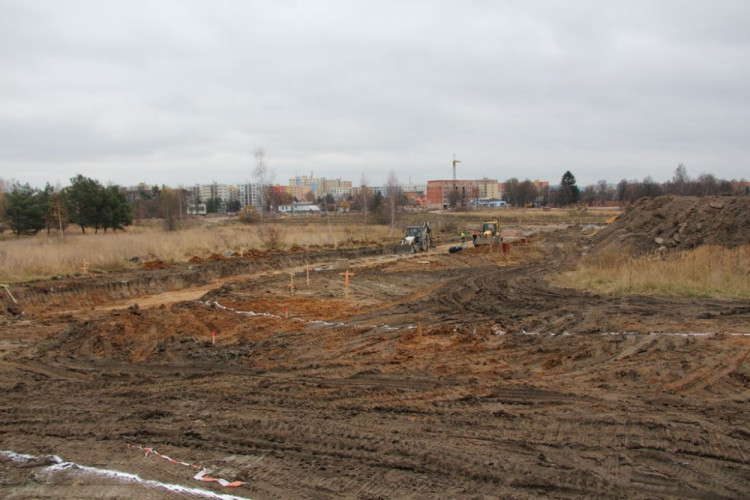 Výstavba Parku Čtyři Dvory