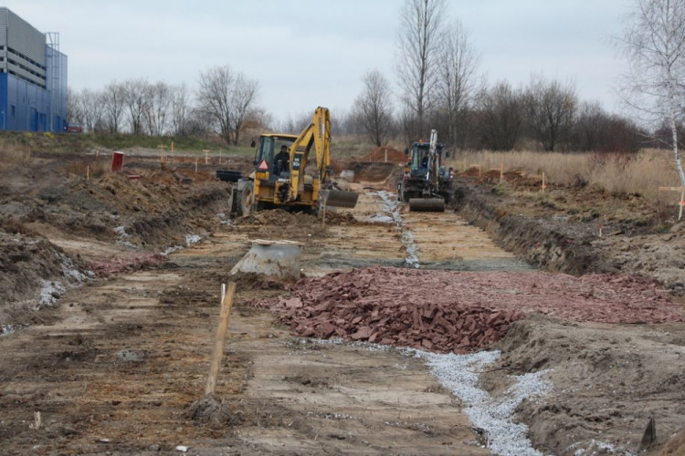 Výstavba Parku Čtyři Dvory