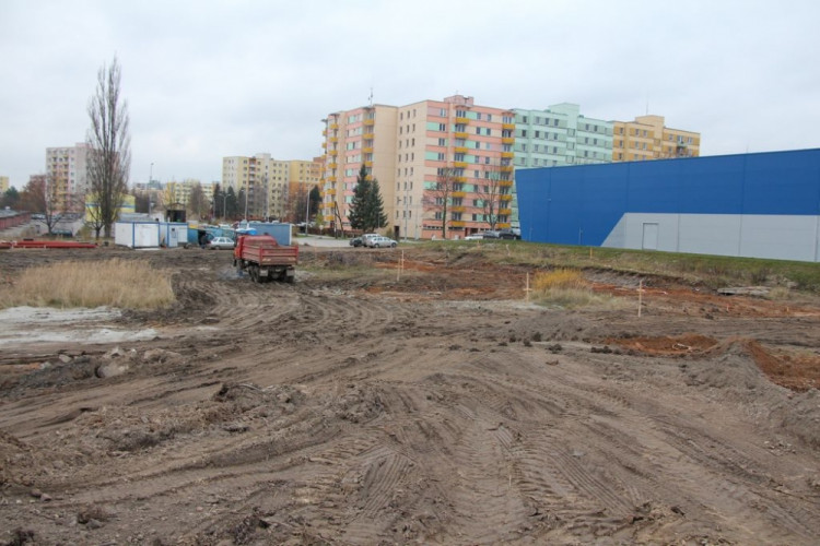 Výstavba Parku Čtyři Dvory