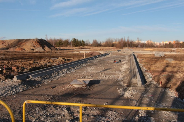 Výstavba Parku Čtyři Dvory