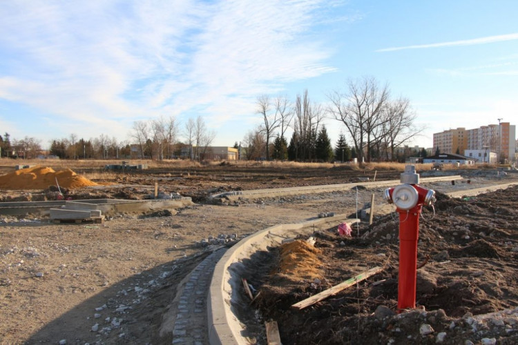 Výstavba Parku Čtyři Dvory