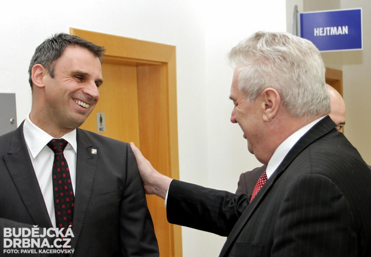 Prezident Miloš Zeman v Českých Budějovicích