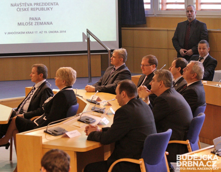 Prezident Miloš Zeman v Českých Budějovicích