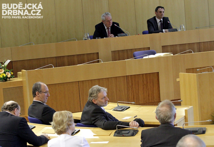 Prezident Miloš Zeman v Českých Budějovicích