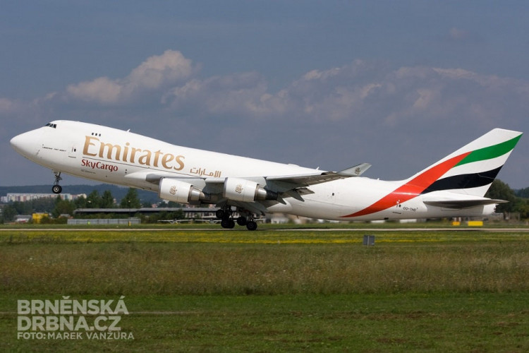 Boeing 747 létající u společnosti Emirates ze Spojených arabských emirátů, foto: Brněnská Drbna, Marek Vanžura