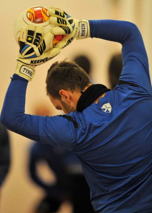 Středeční trénink a tiskovka před utkáním Slovanu v Alkmaaru