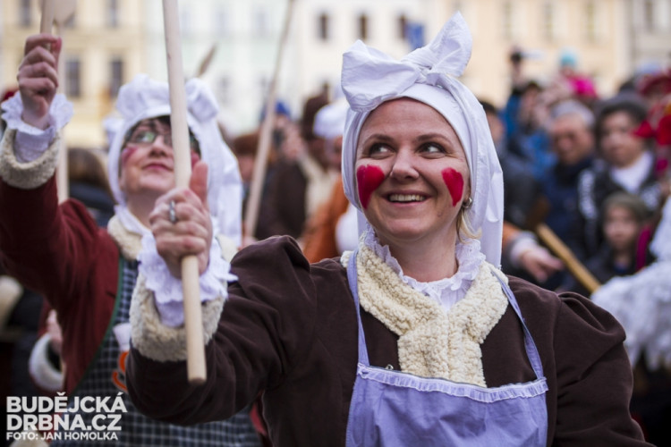 Masopustní úterý v Českých Budějovicích