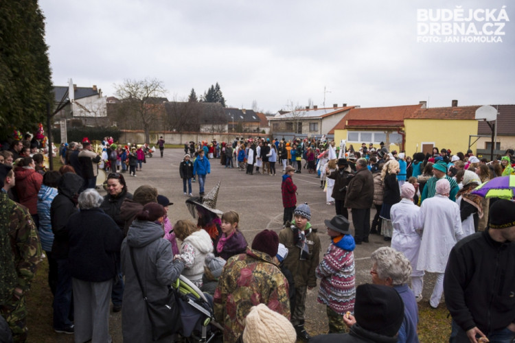Masopustní průvod dětí v Lišově