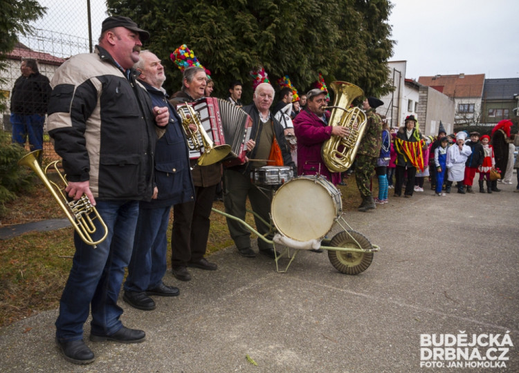 Masopustní průvod dětí v Lišově
