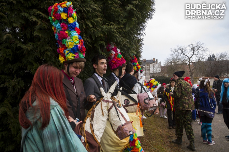 Masopustní průvod dětí v Lišově