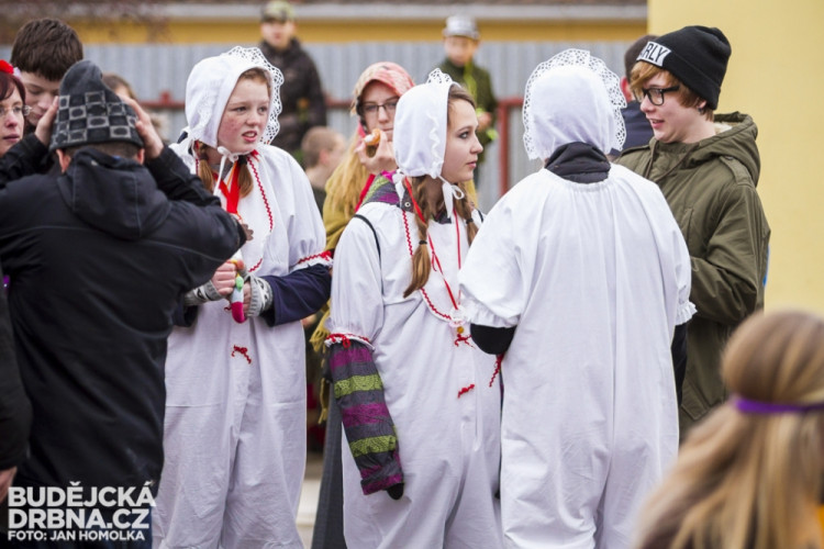 Masopustní průvod dětí v Lišově