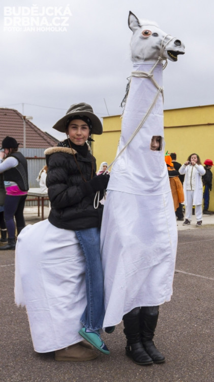 Masopustní průvod dětí v Lišově