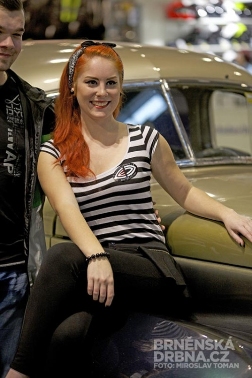 Krásky na výstavě Motosalon 2014, foto: Brněnská Drbna, Miroslav Toman