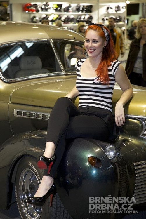 Krásky na výstavě Motosalon 2014, foto: Brněnská Drbna, Miroslav Toman