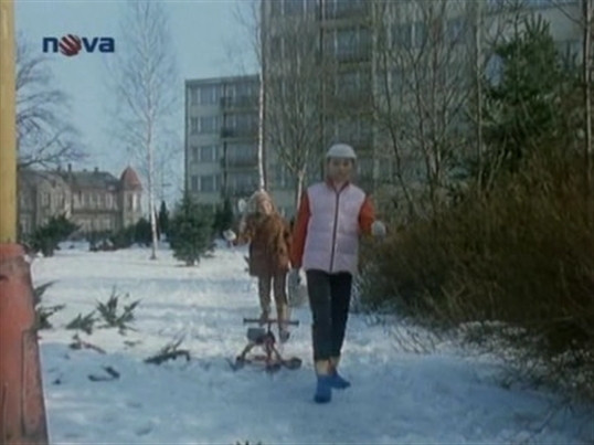 Jitka a Barča v Baltské ulici