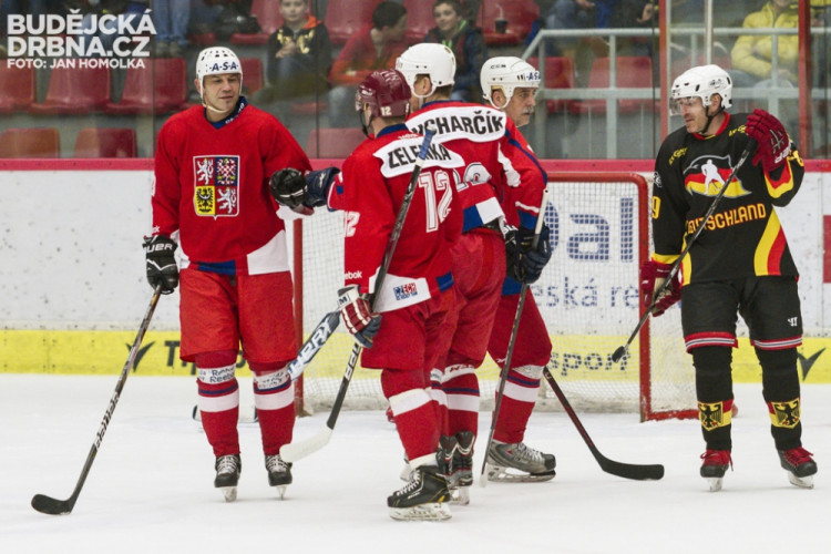 Zápas hokejových legend České republiky a Německa