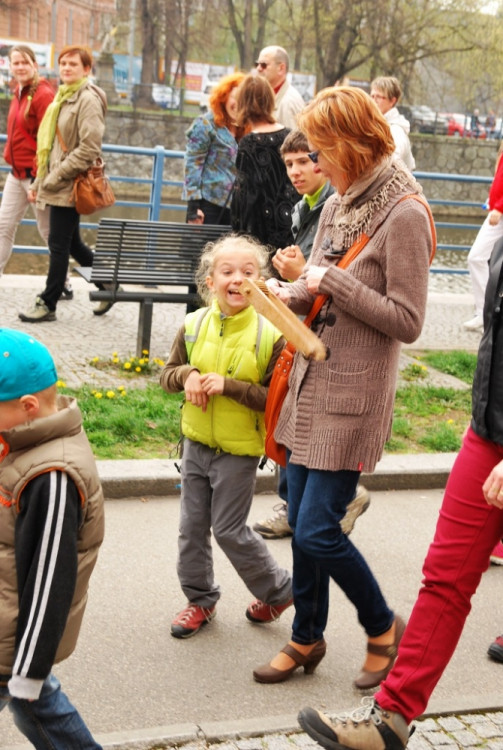 Vynášení Morany doprovázel hluk, děti byly nadšené