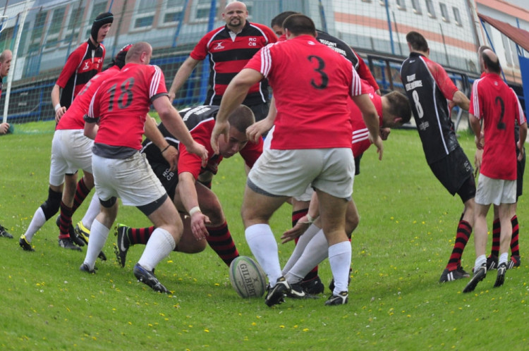 RC České Budějovice - RC Slavia Praha B 15:24. Foto Ján Honza