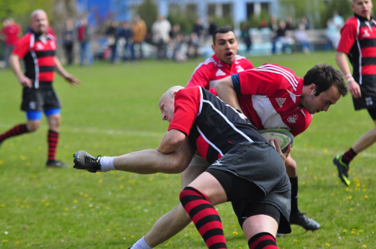 RC České Budějovice - RC Slavia Praha B 15:24. Foto Ján Honza