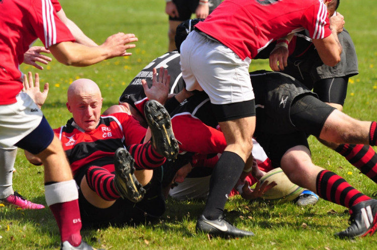 RC České Budějovice - RC Slavia Praha B 15:24. Foto Ján Honza