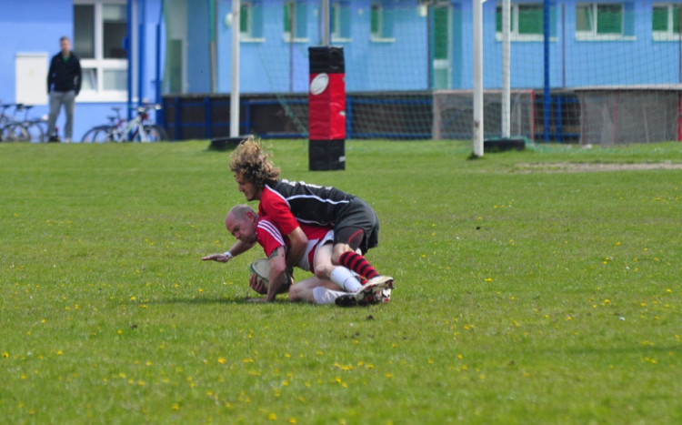 RC České Budějovice - RC Slavia Praha B 15:24. Foto Ján Honza